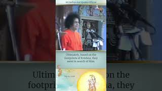 Following Krishnas Footprints Sri Sathya Sai Speaks Sep 04, 1996