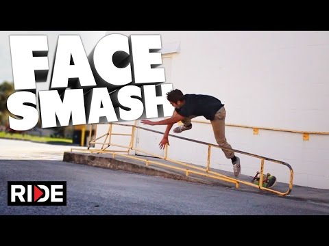 Skateboarder Falls on FACE! Grady McCullough