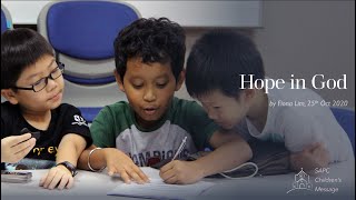 Hope in God 25th Oct 2020