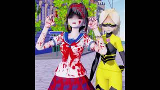 Mmd Miraculous X Yandere Simulator How Singers Get Scared