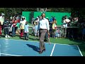 President Obama Plays 10 and Under Tennis