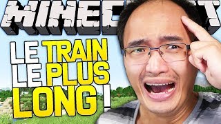 Je Construis Le Train Le Plus Long Au Monde Sur Minecraft
