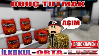 İlk - Orta - Lise Parodi Ramazanda Oruç Tutmak Panda Ile Brookhaven Roleplay Harika