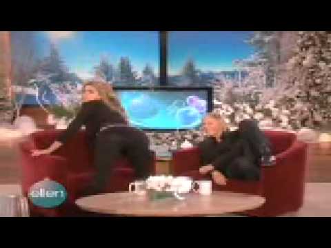 CARMEN ELECTRA AND ELLEN DANCE TO NAUGHTY GIRL!
