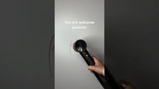 Use A Hair Dryer To Melt Crayon Markings Off Of The Walls