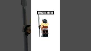 How To Make A Lego Kraven The Hunter Minifigure From Marvels Spider-Man 2
