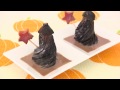 HALLOWEEN Miso Simmered Eggplant Witch ハロウィンに茶せん茄子の魔女風味噌煮込み