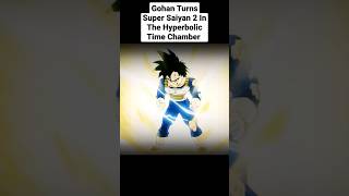 Gohan Turns Super Saiyan 2 In The Hyperbolic Time Chamber Interstellar Style