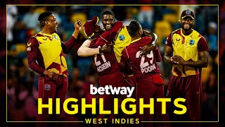 Highlights | West Indies v England | Holder Takes 4 Wickets in 4 Balls! | 5th Betway T20I