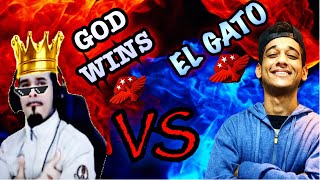 GOD WINS VS EL GATO X1 DOS MESTRE PARTIDA 1 MELHOR DE 3. FREE FIRE