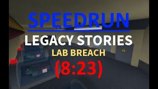 Roblox - Zombie Stories Lab Breach Speedrun% (8:23)
