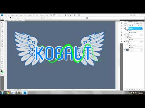 Photoshop Logo Design Youtube on Photoshop Tutorial    Making A Cool Winged Design   Miles