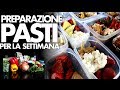 Preparazione pasti per la settimana senza spendere troppo