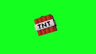 Minecraft:TNT Explode Green Screen