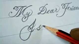 How to Write Good hand writer | Pencil Calligraphy | Mazic Writer