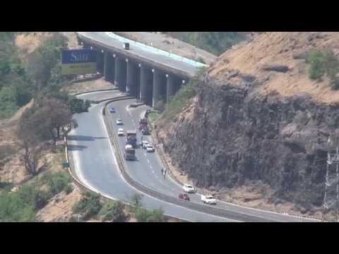 Breathtaking Aerial View of MUMBAI PUNE EXPRESSWAY captured...