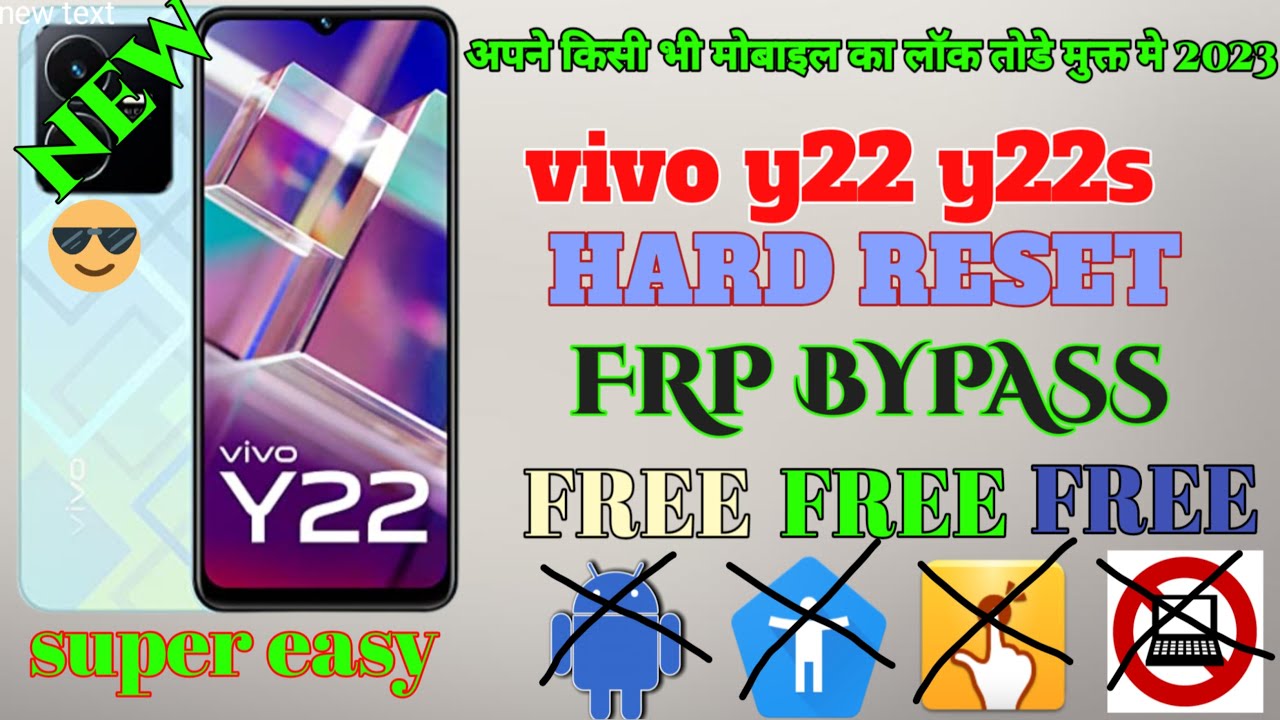World First – All Vivo Android 13 hard reset & FRP World First – All Vivo Android 13 hard reset & FRP