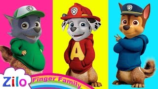 Paw Patrol Transforms Into Chipmunk Finger Family Nursery Rhymes Creative For Kids