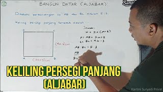 Cara Mudah Menghitung Keliling Persegi Panjang Aljabar
