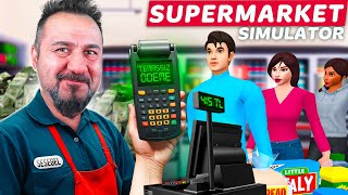 Bakkal Açtim Kasi̇yer Oldum Mobi̇le Market Si̇mulatör Oynuyoruz