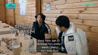 Jungkook with pigtails | BTS Bon Voyage Season 4 New Zealand