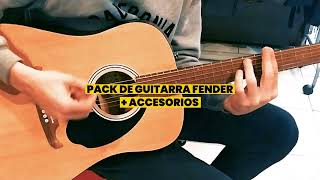 Guitarra Fender Acústica Fa-125 Pack