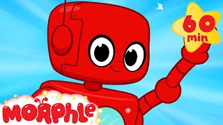 Robot adventures with Morphle ( +1 hour My Magic Pet Morphle kids videos compilation)