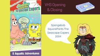 Spongebob Squarepants The Seascape Capers 2004 Vhs Opening & Closing
