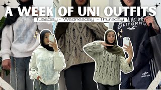 What I Wear In A Week To Uni Hijabi Edition Uni Diaries 18