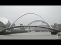Millennium Bridge Gateshead Breaksdown & gets Stuck OPEN - 12/04/2013