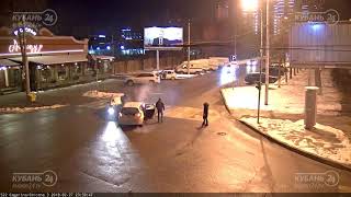 Видео ДТП на ул. Гагарина и ул. Герцена 27.02.2018 от Кубань 24, улица Герцена, Ростов-на-Дону, Россия