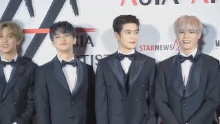 nct ot23 red carpet but exo sings almost paradise (nct 2020, nct 127, nct dream,