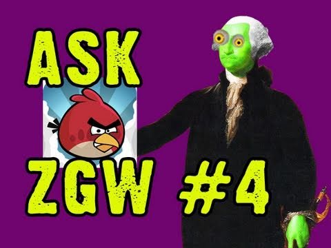 Ask Zombie George Washington #4: Angry Birds Lover!!!
