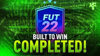 Built To Win Sbc Completed - Help & Cheap Method - Fifa 22