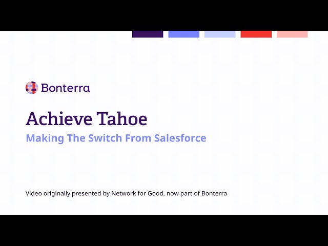 Watch Achieve Tahoe on YouTube.