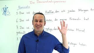 Almanca B1 Intensiv Ders - 22 Die Demonstrativpronomen Bölüm - 1 - Nominativ
