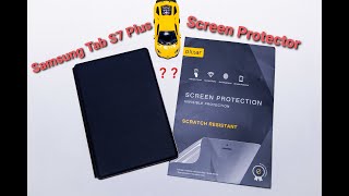 Screen Protector for Samsung Galaxy Tab S7 Plus - INSTALLATION!!!!????????????