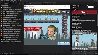 End Roll Credit - Gravity Guy - Single Player Mode - Miniclip Flash Game