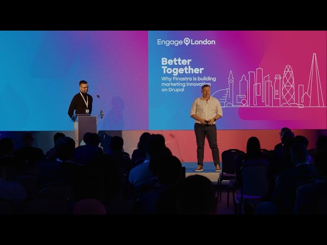Watch Acquia Engage London 2023 - Better together: Why Finastra is building marketing innovation on Drupal on YouTube.