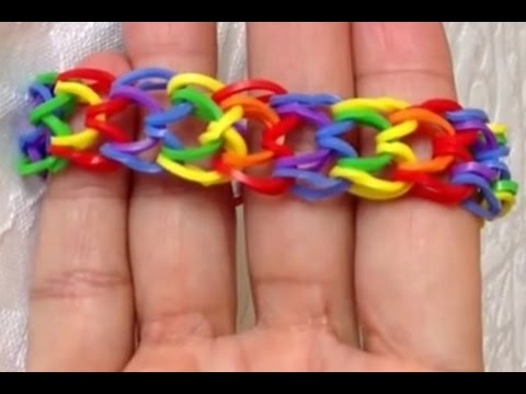 Плетение браслетов из резинок на рогатки чешуя дракона Плетение браслетов из резинок на рогатки чешуя дракона
