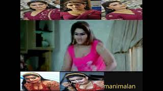 Actress Babilona Hot Cleavage Show Navel Dance Hot Navel Cleavage Hot Item Song Remix