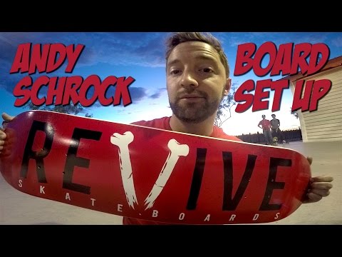 ANDY SCHROCK BOARD SET UP & INTERVIEW
