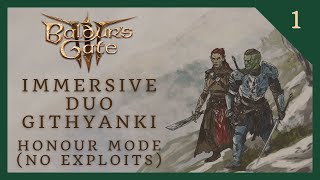 Githyanki Lore & Character Creation Immersive Honour Mode No Exploits Baldurs Gate 3 Ep1