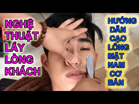 HƯỚNG DẪN CẠO LÔNG MẶT NAM CƠ BẢN | MẪU TÓC NAM SỐ | #25