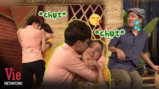 Trường Giang toát mồ hôi với những cử chỉ "ân ái" quá đà của Phát La và Khả Như | Kỳ Tài Thách Đấu