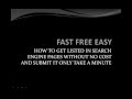 How to get Indexed by Submitting to Search Engine Google and Yahoo no more than a Minute