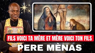 Orthodoxie Au Pied De La Croix Se Trouvaient Marie Et Le Disciple Bien-Aimé Pere Mènas