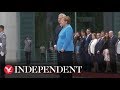 Angela Merkel seen shaking in public for third time in a month