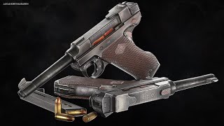 Lahti L-35 Pistol Vkt Lahti L-35 Lahti L35 -Pistooli, 1935 Marmoset Toolbag Render