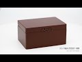 MBA-JT020311-BRN - Gorgeous 18 Note Matte Brown Spinning Ballerina Musical Keepsake with Mirror